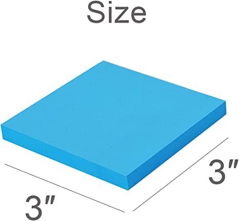 (8 Pack) Sticky Notes 3×3 Inches,Bright Colors Self-Stick Pads