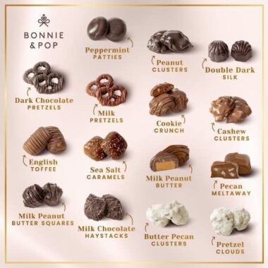 Bonnie & Pop- Chocolate Gift Basket, Food Gifts Arrangement Platter