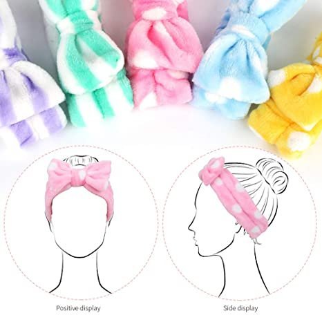 Bow HeadBands, 5pcs