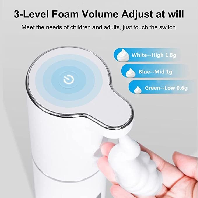 Automatic Hand Soap Dispenser, 300ml Touchless Rechargeable