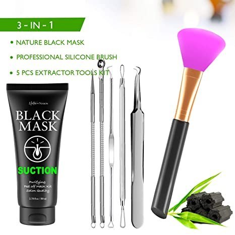 Blackhead Remover Deep Cleansing Mask Valuable 3-in-1 Kit Purifying Peel Off Mask