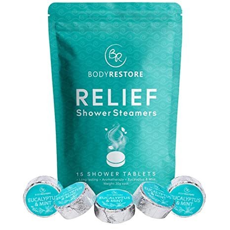 Body Restore Shower Steamers Aromatherapy – 15 Pack Shower Bombs for Women