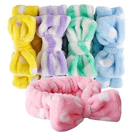 Bow HeadBands, 5pcs