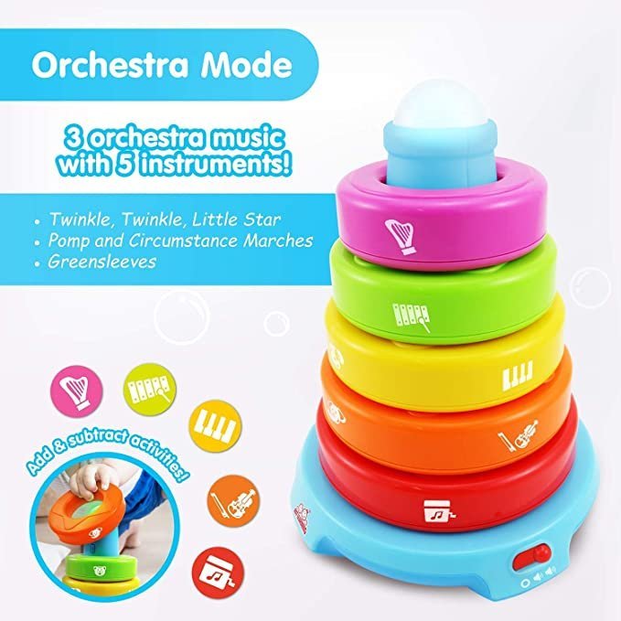 BEST LEARNING Stack & Learn – Developmental Educational Activity Toy