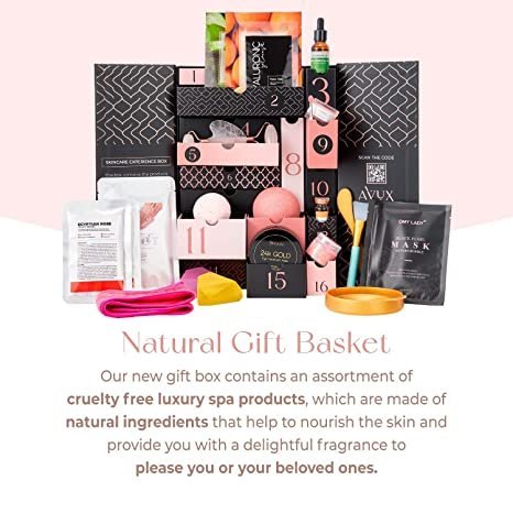 AVUX Beauty Care Box 22 pcs – Spa Set Gift on birthday and wedding for girls and women