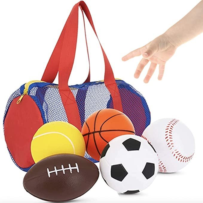 Balls for Kids, Toddler Sports Toys – Set of 5
