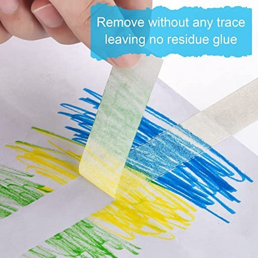 5 Rolls Masking Tape (0.78 Inch x 65 Feet x 5 Rolls)