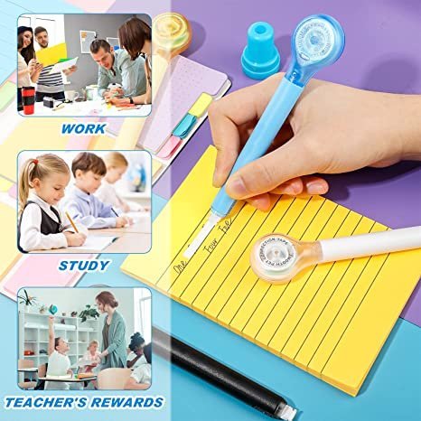10 Pack Correction Tape Pen 0.2 x 236 Inch
