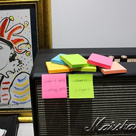 (8 Pack) Sticky Notes 3×3 Inches,Bright Colors Self-Stick Pads