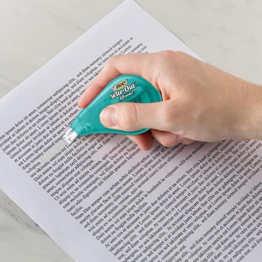 BIC Wite-Out EZ Correct Correction Tape, 4-Count Pack (WOTAPP418-WHI)